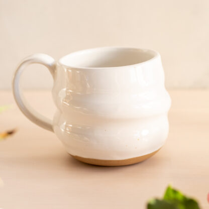 White swirly mug