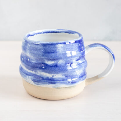 Swirly blue mug