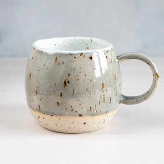 Grey speckled mug